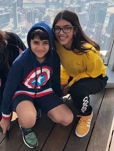samaira kapur with brother kiaan raj kapur