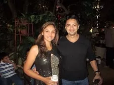 sandali sinha with her husband kiran salaskar