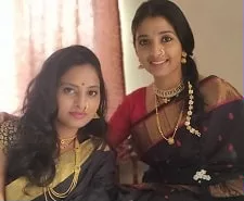sheetal pathak with sister prerna pathak