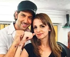sussanne khan with husband hrithik roshan