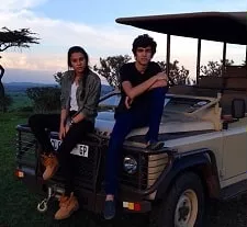 tania shroff with brother varun shroff