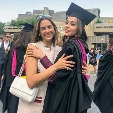 tania shroff with mother romila sehgal