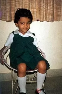 trisha krishnan childhood picture