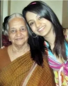 trisha krishnan with sarada ganapathy