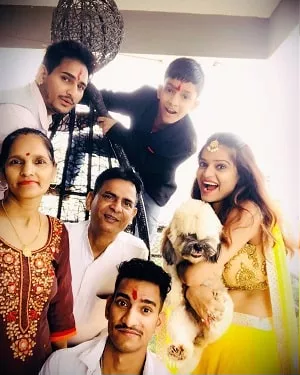 archana gautam family picture