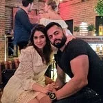 bhavana pandey with bunty sajdeh