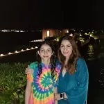 bhavana pandey with rysa pandey