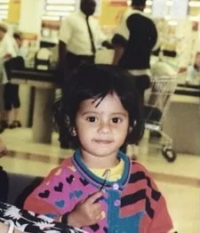 dishani chakraborty childhood picture