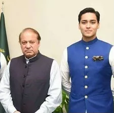 junaid safdar with nawaz sharif