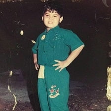 mahaakshay chakraborty childhood picture