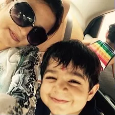 malvika sood sachar with son rehaan sachar
