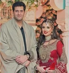 mehr-un-nisa munir with husband raheel munir