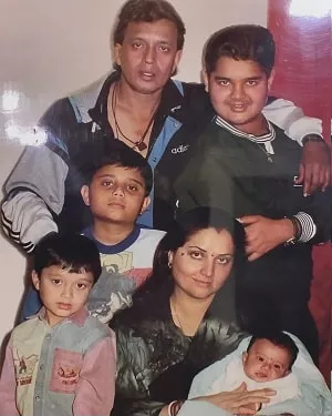 mithun chakraborty family picture