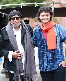 mithun chakraborty with son namashi chakraborty
