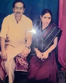 mukti roy with husband anil roy