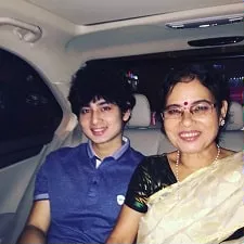 mukti roy with son mukhar roy
