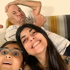 prem chopra with sanchi bhalla