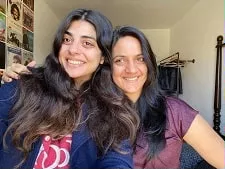 punita chopra bhalla with daughter sanchi bhalla