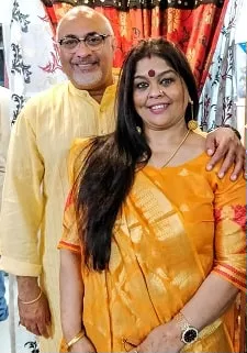 rajaram nambiar with wife renuka nambiar