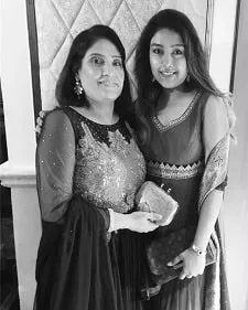 sagarika kaimal with mother riva madhok kaimal