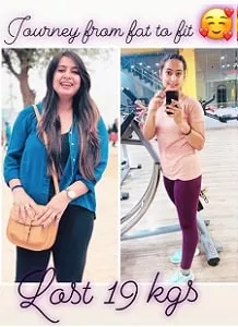 sakshi pant lost 19kgs weight