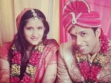 smilie suri and vineet bangera marriage picture