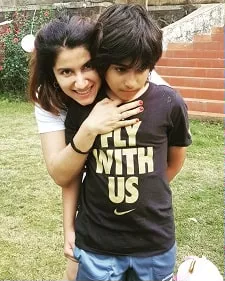 smilie suri with nephew ayaan hashmi