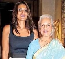 waheeda rehman with her daughter kashvi rekhi