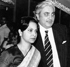 waheeda rehman with husband shashi rekhi