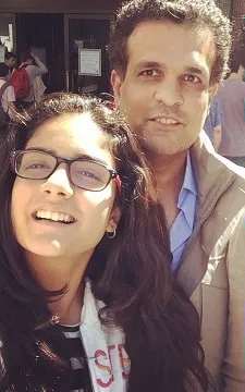 ajay arora with daughter adah arora