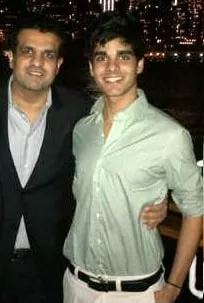 ajay arora with son armaan arora