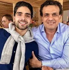 ajay arora with son yuraaj arora