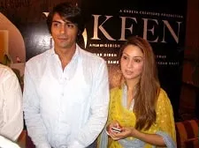 arjun rampal with cousin kim sharma
