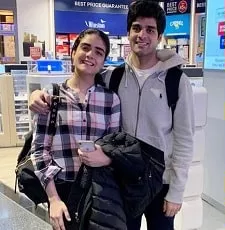 armaan arora with sister adah arora