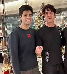 armaan arora with uncle dj aqeel