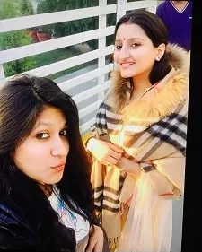 bhuvneshwari kumari with sister vasundhara shekhawat katoch