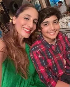 farah khan ali with nephew zidaan khan