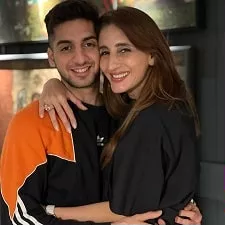farah khan ali with son azaan ali