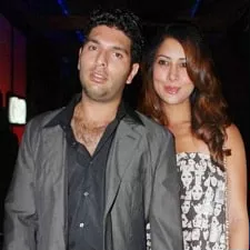 kim sharma with yuvraj singh