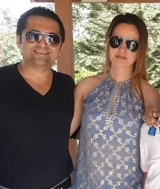 laila khan furniturewalla with husband farhan furniturewalla