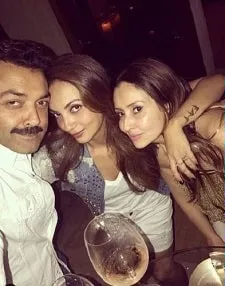 seema sachdev khan tattoo on arm