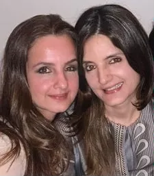 simone khan arora with cousin laila khan furniturewalla