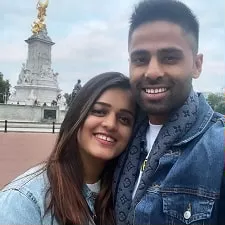 suryakumar yadav with wife devisha shetty