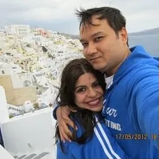 tina treasurywala with husband abbas rizvi