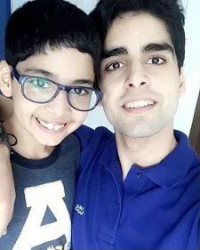 yuraaj arora with cousin zidaan khan