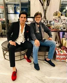 zayed khan with father sanjay khan