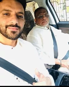 ali merchant with father abbas merchant