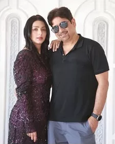 bhumika chawla with husband bharat thakur
