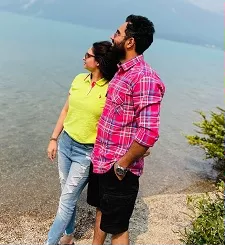 hemjeet kaur with husband navi dhaliwal