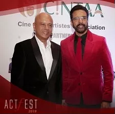 javed jaffrey with brother naved jafri